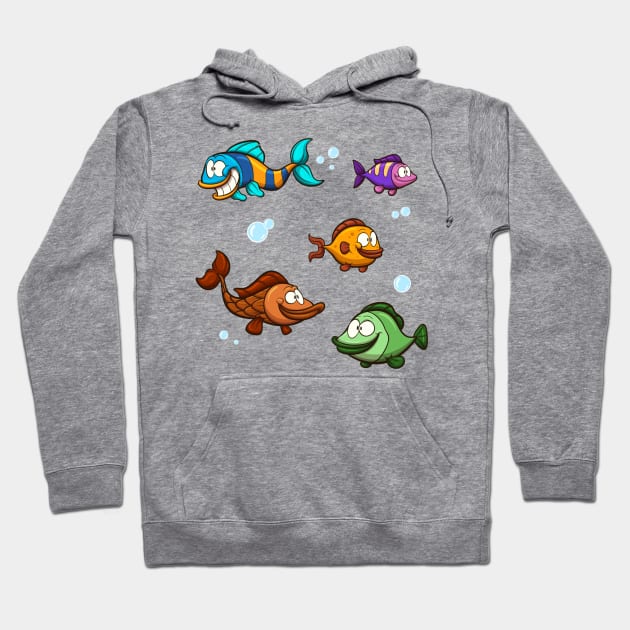 Fishes Hoodie by TheMaskedTooner